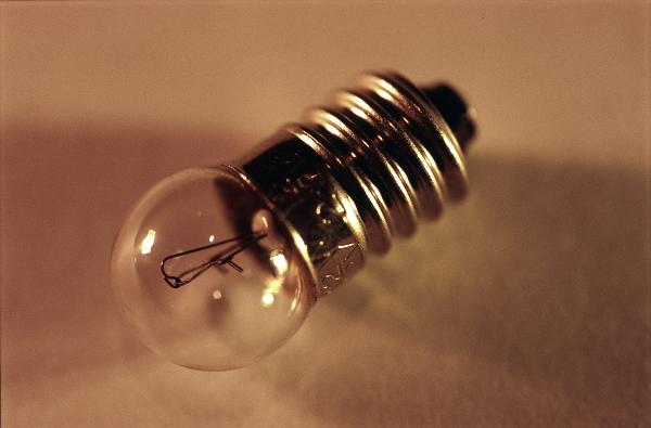torch lamp a small low voltage lamp closeup on the fillament