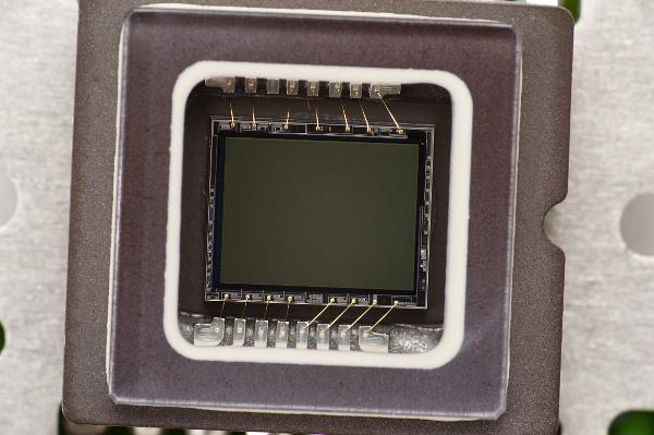 Digital camera CMOS sensor, which is an active-pixel sensor consisting of an integrated circuit containing an array of pixel sensors, each pixel containing a photodetector and an active amplifier.